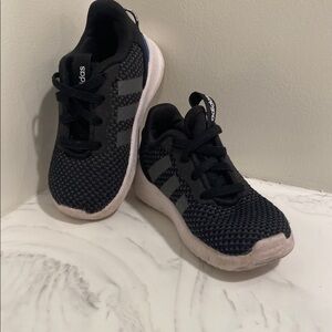 Toddler Adidas Black and White Toddler Slip On Sneakers. Size 6